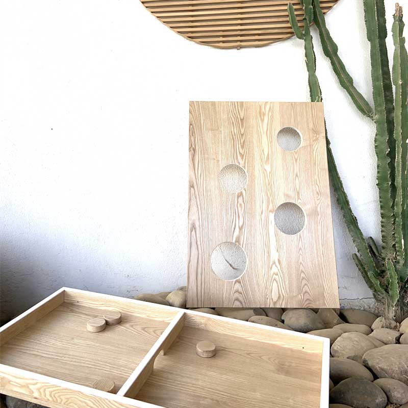 Jeux du palet et Corn Hole en frêne - #Les Jeux d'Alto